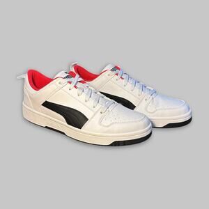 Puma SoftFoam White Black Red Men’s Sneakers - Size 11.5